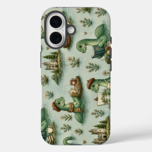 Funda iPhone 16 Criptídeos Acogedores Nessie Monstruo del Lago Nes