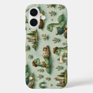 Funda iPhone 16 Criptídeos Acogedores Nessie Monstruo del Lago Nes