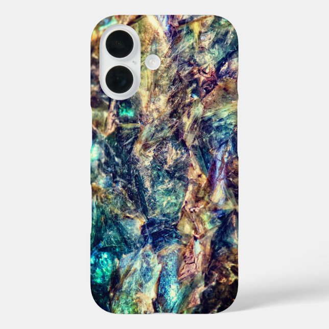 Funda iPhone 16 Cristales coloridos (Reverso )