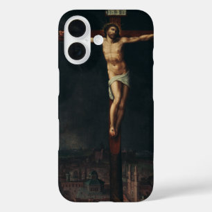 Funda iPhone 16 Cristo en la Cruz por Gillis Mostaer