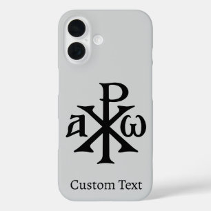 Funda iPhone 16 Cristograma Chi Rho