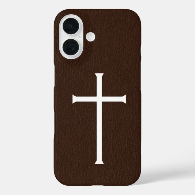Funda iPhone 16 Cruz Santa (Reverso )