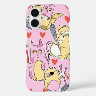 Funda iPhone 16 Cualidades caóticas amor y caos
