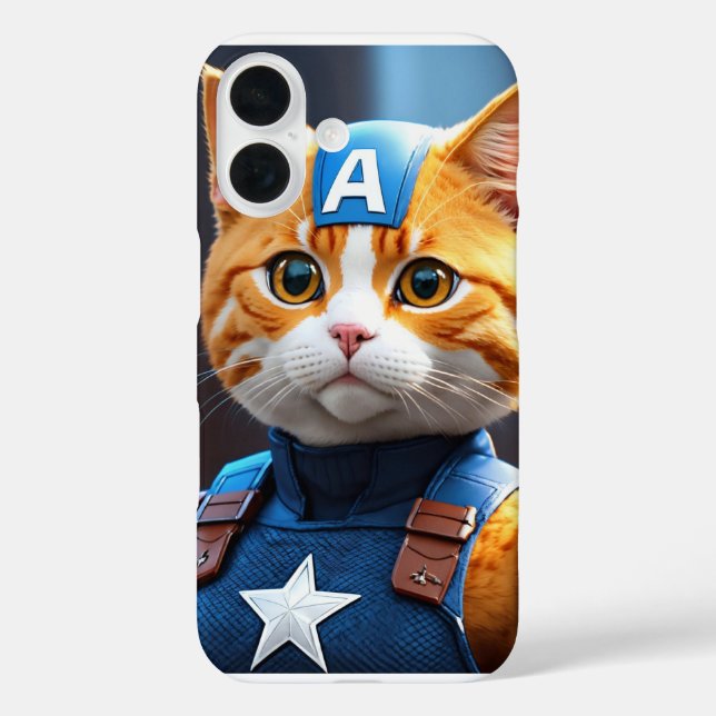 Funda iPhone 16 Cubierta para iPhone Cat 16 (Reverso )