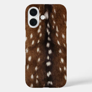 Funda iPhone 16 Cuero de Ciervo Axis Exótico Vintage Impreso