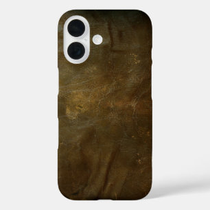 Funda iPhone 16 Cuero marrón meteorizado