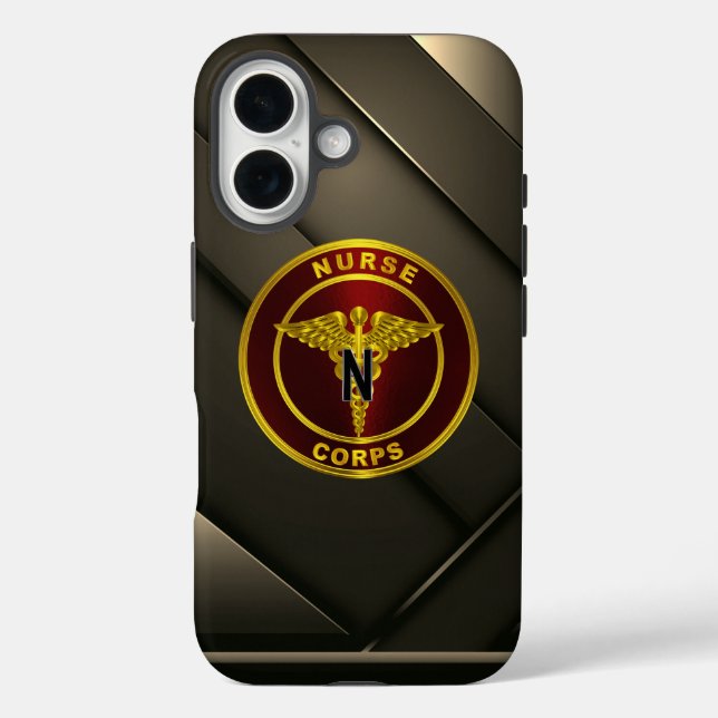 Funda iPhone 16 Cuerpo de enfermeras (Reverso )