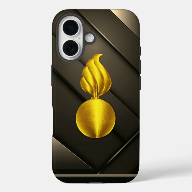 Funda iPhone 16 Cuerpo de Material de Guerra  (Reverso )
