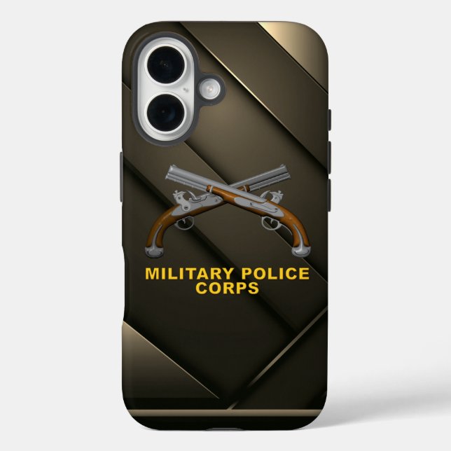 Funda iPhone 16 Cuerpo de Policía Militar MP (Reverso )