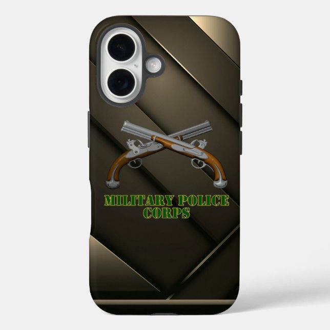 Funda iPhone 16 Cuerpo de Policía Militar MP (Reverso )