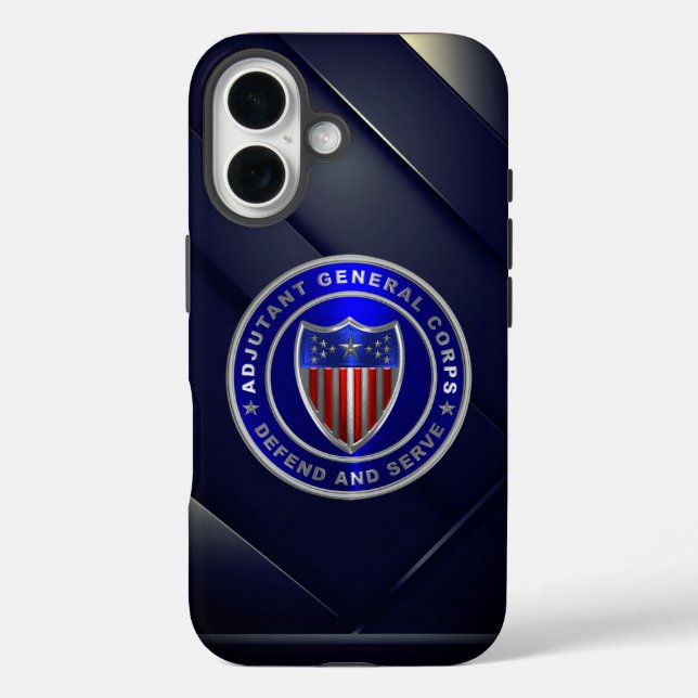 Funda iPhone 16 Cuerpo del General Ayudante (Reverso )