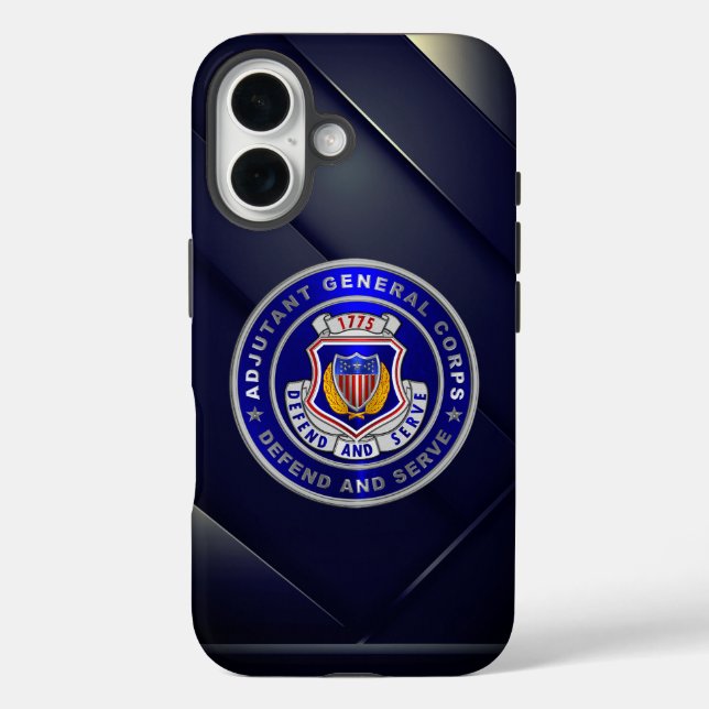 Funda iPhone 16 Cuerpo del General Ayudante (Reverso )