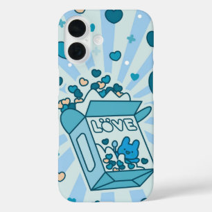 Funda iPhone 16 Cuidada caja de cereales de amor