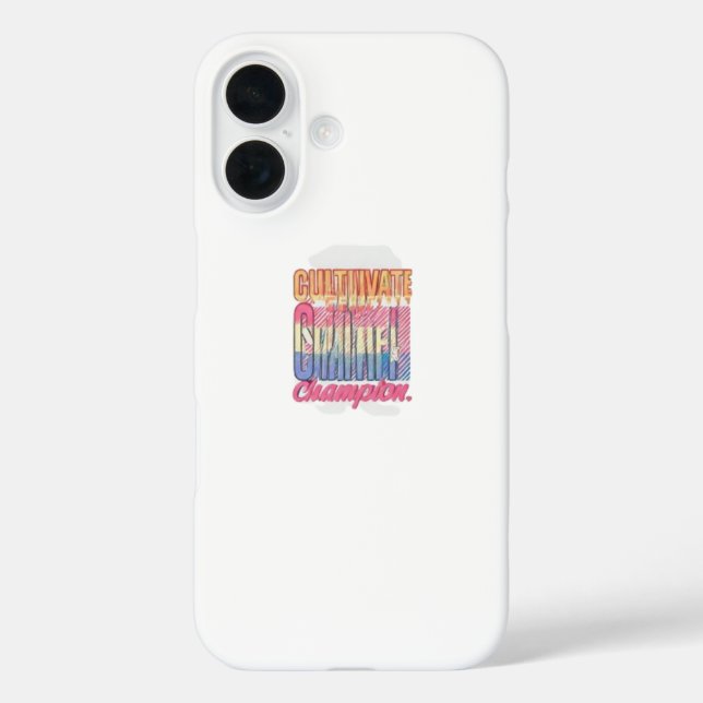 Funda iPhone 16 Cultivar al campeón (Reverso )