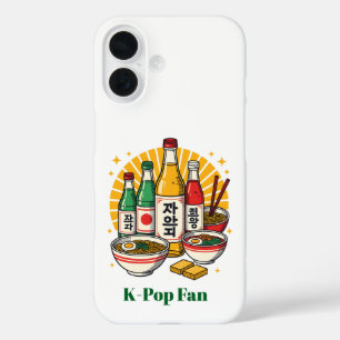 Funda iPhone 16 Cultura Pop Coreana Estampado en Pecho Mochila Imp