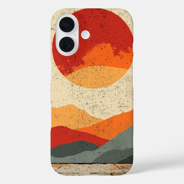 Funda iPhone 16 Cumbre Solar - Estuche para teléfono (Reverso )