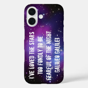 Funda iPhone 16 Cúmulo de galaxias cita a Galileo