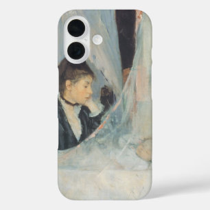 Funda iPhone 16 cuna por Berthe Morisot, Impresionismo Antiguo