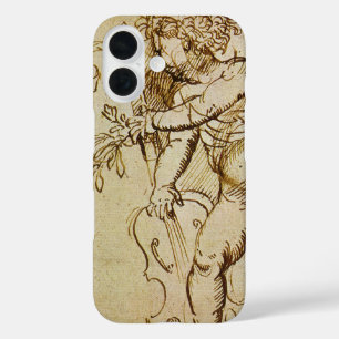 Funda iPhone 16 Cupido con un violín de Domenico Campagnola