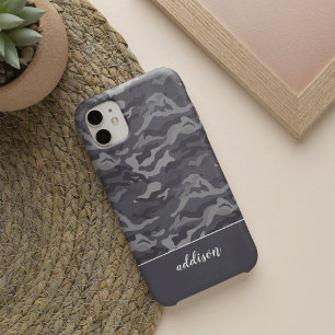 Funda iPhone 16 Curte Dark Gray Camo personalizado