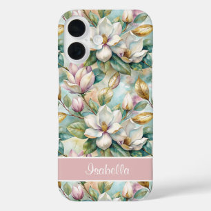 Funda iPhone 16 Custom Elegant Magnolias
