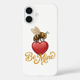 Funda iPhone 16 Cute Be Mine Honeycomb 