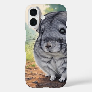 Funda iPhone 16 Cute Chinchilla