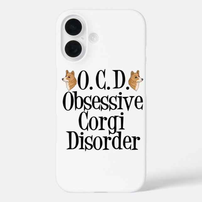Funda iPhone 16 Cute Corgi (Reverso )