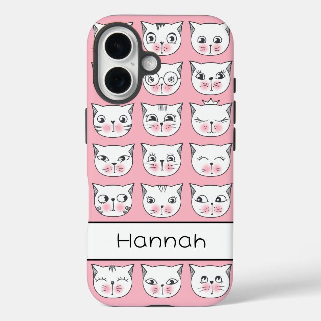Funda iPhone 16 Cute Kitties (Reverso )