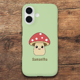 Funda iPhone 16 Cute Mushroom