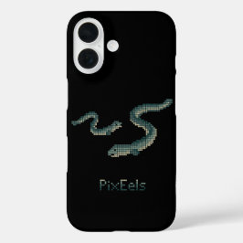 Funda iPhone 16 Cute "PixEels" Pixelated Eels Graphic