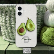 Cuto Cottagecore Crochet Aguacate Monograma
