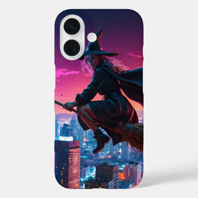 Funda iPhone 16 Cyberpunk Witch (Reverso )