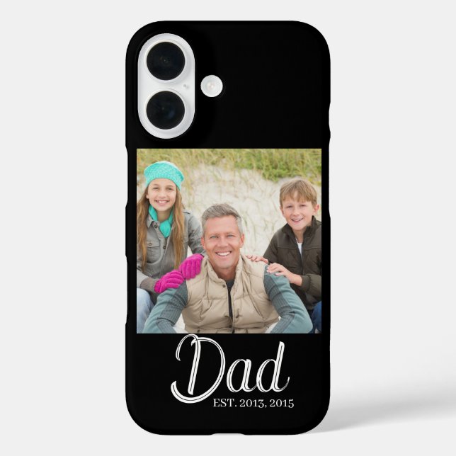 Funda iPhone 16 Dad Establecido Foto  (Reverso )