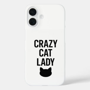 Funda iPhone 16 Dama de gato loca - Gracioso regalo de amante de g