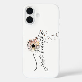Funda iPhone 16 Dandelion Wish Sunset Butterfly Design Yoga