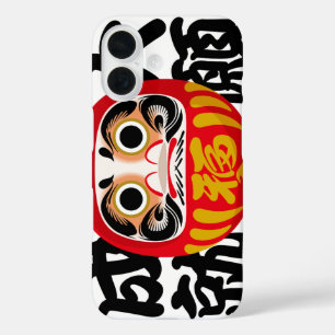 Funda iPhone 16 Daruma para Cumplir Grandes Sueños y Deseos