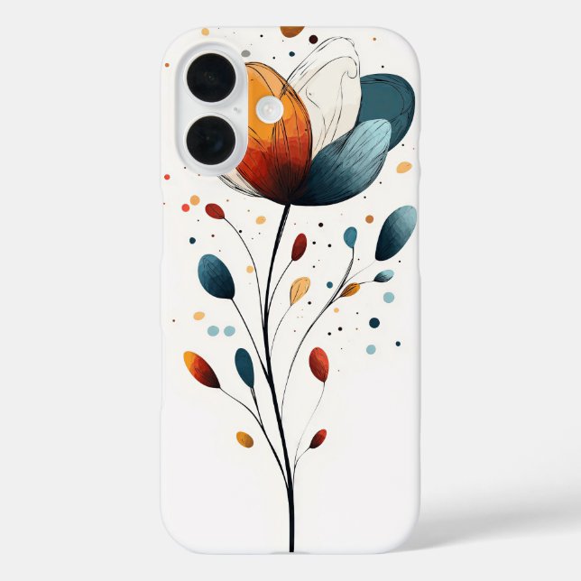 Funda iPhone 16 Delicada llama (Reverso )