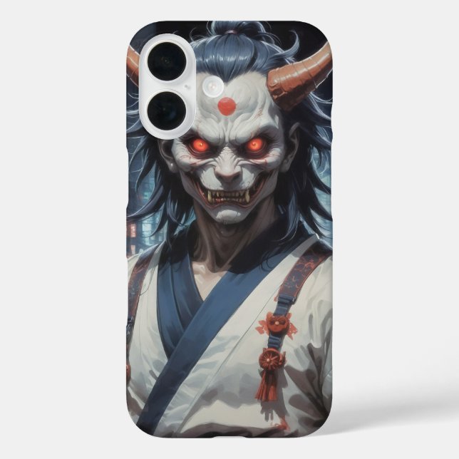 Funda iPhone 16 Demon Samurai (Reverso )