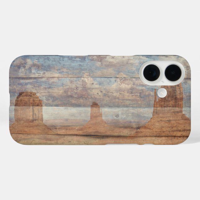 Funda iPhone 16 Desert Landscape Sandstone Buttes And Heavenly Sky (Reverso (Horizontal))