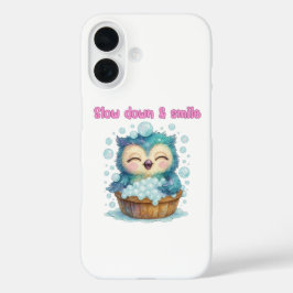 Funda iPhone 16 Despacio y sonrisa - Vibes positivas