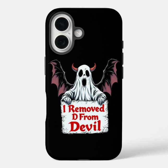 Funda iPhone 16 Destituí D del diablo - Dark Fantasy Gótica (Reverso )