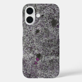 Funda iPhone 16 Detalles del rosa de roca del granito de la