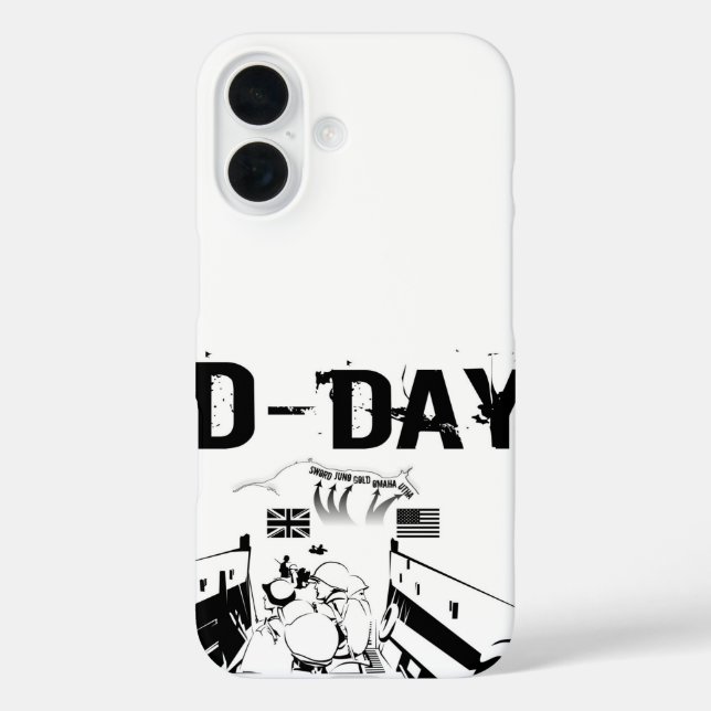Funda iPhone 16 DÍA D 6 de junio de 1944 (Reverso )