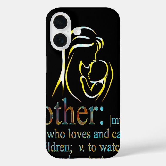 Funda iPhone 16 Día de la Madre  (Reverso )
