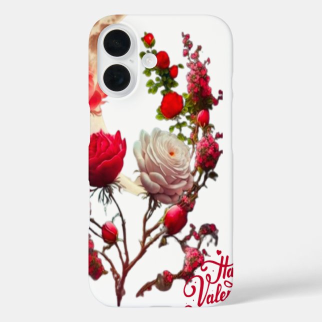Funda iPhone 16 Día de las rosas  (Reverso )