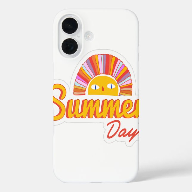 Funda iPhone 16 Día de verano  (Reverso )