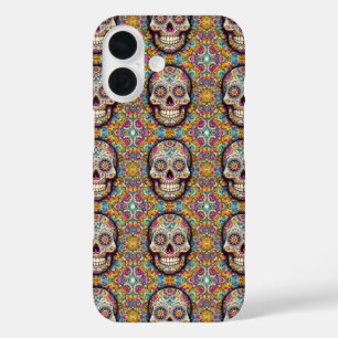 Funda iPhone 16 Día del Patrón Muerto