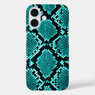 Funda iPhone 16 Diamond Rattlesnake Snake Skyaqua