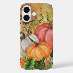 Funda iPhone 16 Dibujo del estuche para iPhone Pumpkins